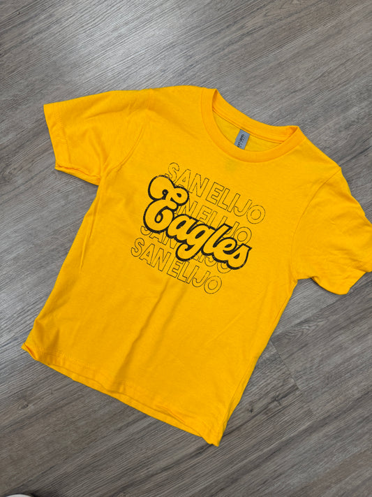 Eagles Tee  - Yellow - Youth