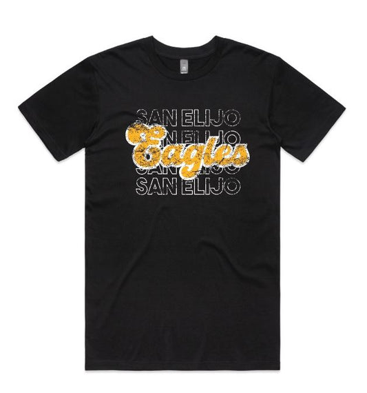 Eagles Tee - Black - Adult