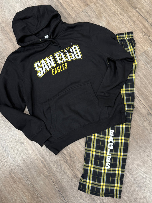San Elijo Eagles - Black Hoodie - Youth