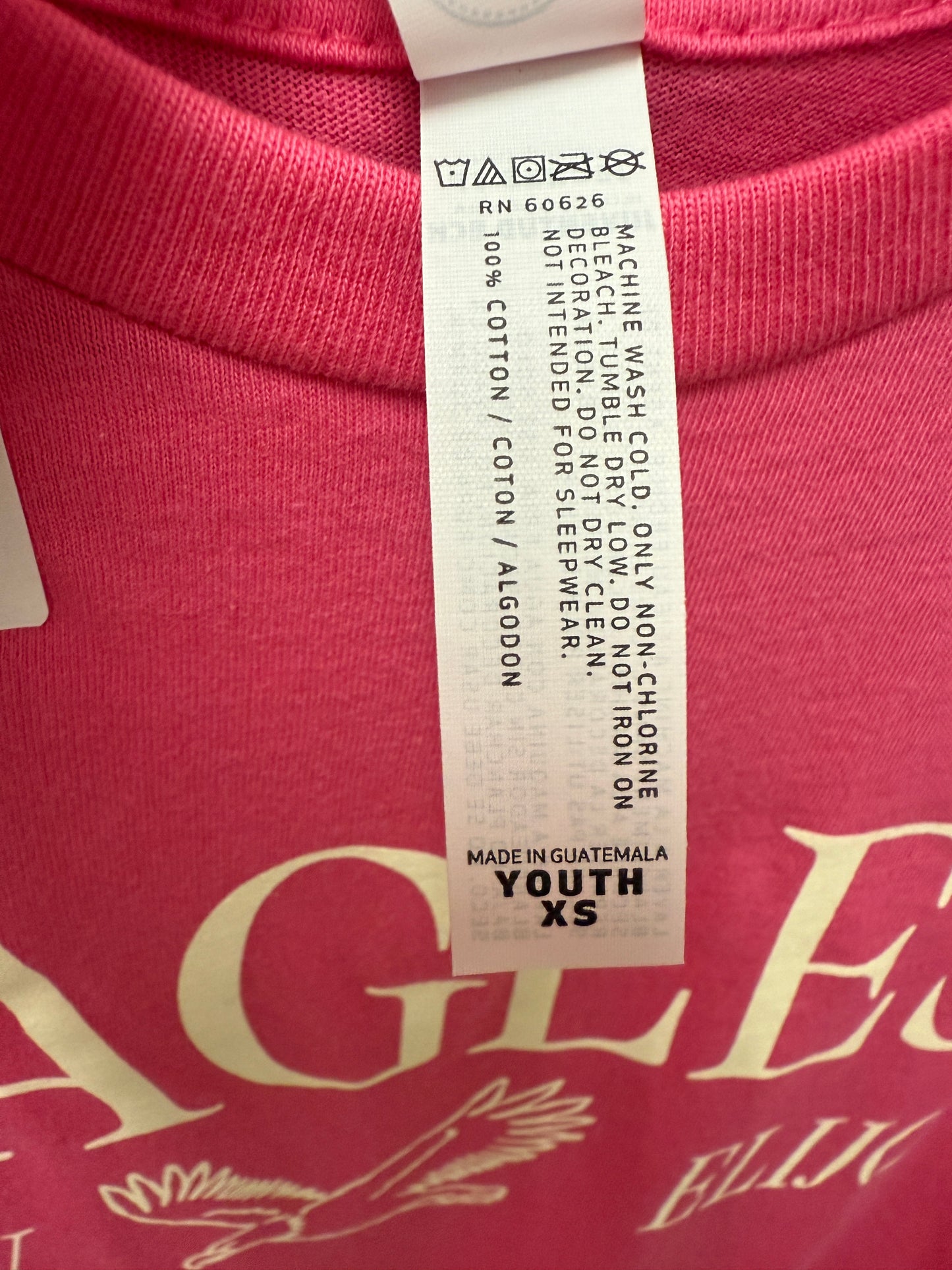 Eagles Pink T-Shirt - Pink - Youth