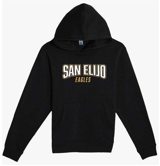 San Elijo Eagles - Black Hoodie - Adult