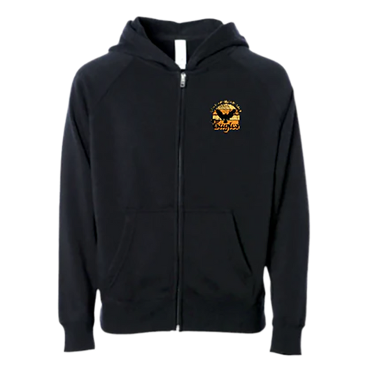 Retro Hoodie - Zip Up - Adult