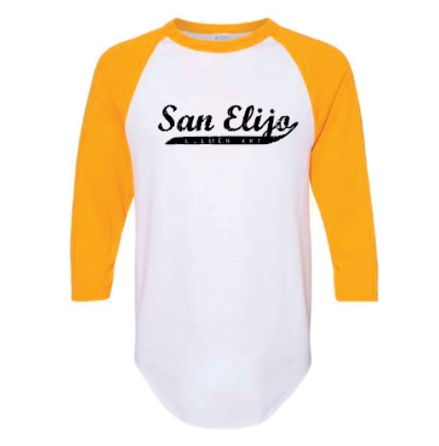 Unisex Adult Gold Baseball Tee