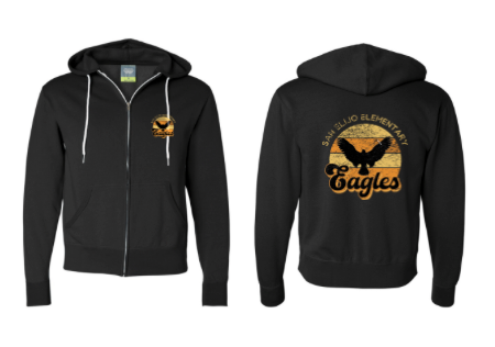 Retro Hoodie - Zip Up - Adult