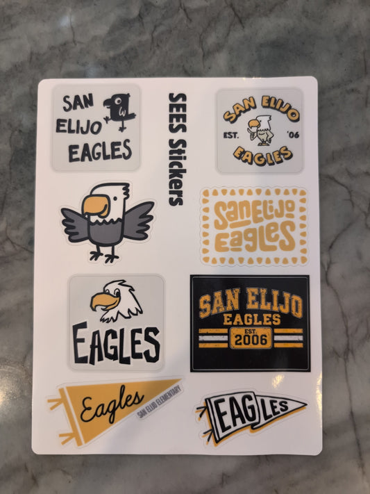 San Elijo Eagles Sticker Sheet