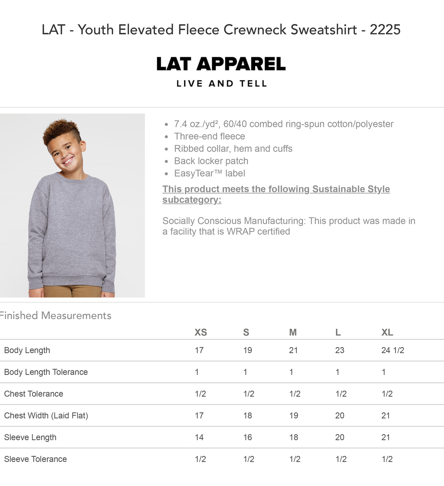 Eagles Crewneck Sweatshirt - Youth